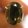 Memo Cek Batu Mulia Oval Yellowish Brown Zircon 2.06 carat