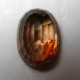 Batu Permata Asli Orangy Brown Oval Zircon 2.05 carat