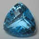 Batu Permata Sparkling Triangular Blue Topaz 12.90 carat