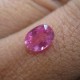 Batu Mulia Cantik Oval Pinkish Red Ruby 1.00 carat