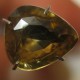 Batu Mulia Asli Pear Yellowish Orange Zircon 2.87 carat