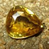 Memo Keaslian Batu Mulia Pear Yellowish Orange Zircon 2.87 carat