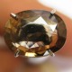 Batu Mulia Alami Orangy Brown Oval Zircon 2.75 carat
