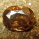 Jual Batu Mulia Alami Orangy Brown Oval Zircon 2.75 carat