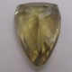 Jual Batu Permata Zircon Kuning Triangular Cut 2.74 carat