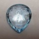Batu Permata Alami Pear Shape Blue Topaz VVS 8.40 carat