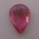 Batu Mulia Alami Pear Shape Pinkish Red Ruby 0.75 carat