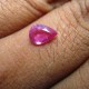 Batu Mulia Exclusive Pear Shape Pinkish Red Ruby 0.75 carat