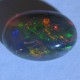 Batu Mulia Natural Black Opal Multi Color Play 1.15 carat