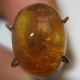 Jenis Batu Mulia Safir Kuning Orangy Oval Cab 3.95 carat