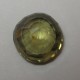 Batu Permat Natural Greenish Yellow Zircon Round Cut 2.84 carat