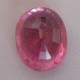 Batu Mulia Pinkish Ruby Oval Imut 0.85 carat