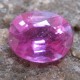 Jenis Batu Mulia Pinkish Ruby Oval Imut 0.85 carat
