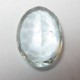 Batu Aquamarine 2.20 carat Tampak Bagian Bawah