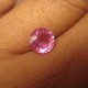 Permata Ruby Round Cut 1.35 carat Pinkish Red Luster
