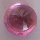 Permata Ruby Round Cut 1.35 carat Foto Bagin Bawah Batu Permatanya
