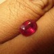 Batu Natural Ruby Warna Merah Oval Cut 1.87 carat