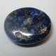 Foto Bagian Bawah Lapis Lazuli Oval Pipih 12.70 carat