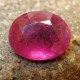 Batu Permata Natural Ruby Oval Cut 6.40 carat Purplish Red