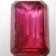 Foto Bawah Batu Permata Purplish Red Ruby Rectangular 4.96 carat