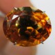 Oval Yellowish Orange Citrine 4.12 carat