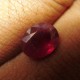 Oval Top Blood Red Ruby 2.54 carat Gambaran Ukuran Di Jari