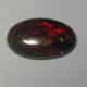 Black Opal Motif Harlequin 0.95 carat Jarong Tajam ~ www.Rawa-Bening.Com