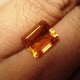 Batu Citrine Orangy Yellow Bening 3.35 carat Indah di Jari Anda