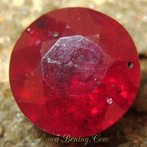 Round Cut Red Ruby 2.06 carat