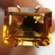 Batu Citrine Yellow Golden Kotak Segi Panjang 3.07 carat