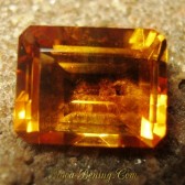 Batu Permata Citrine Kuning Bersih 3.07 carat