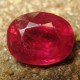 Batu Permata Ruby 2.71 carat Oval Cut
