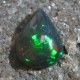 Pear Neon Green Black Opal 1.50 carat Posisi Jarong di Dalam Sistahh