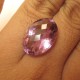 Oval Violetish Purple Amethyst 14.00 carat untuk Cincin Para Foto Model
