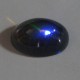 Floral Neon Blue Black Opal 2.65 carat
