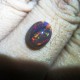 Batu Black Opal Bening Floral Harlequin 1.45 carat