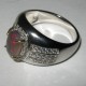 Promo Cincin Silver 925 Black Opal Pria Ring 9.5US www.rawa-bening.com