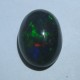 Batu Mulia Black Opal 3D Multi Color Play 3.70 carat