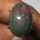 Keindahan Batu Mulia Black Opal 3D Multi Color Play 3.70 carat www.rawa-bening.com