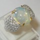 Cincin Wanita Ring 5US Opal Pelangi Afrika 1.80 carat Harga Promo