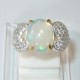 Cincin Wanita Ring 5US Opal Pelangi Afrika 1.80 carat