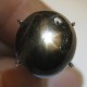 Batu Mulia Natural Oval Cab Black Star Sapphire 11.90 carat