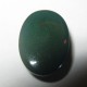 Tampak Belakang Batu Black Opal Hijau Oranye 1.85 carat