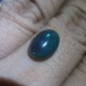 Batu Cincin Black Opal Hijau Oranye 1.85 carat