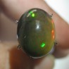 Batu Mulia Brownish Green Black Opal 5.35 carat