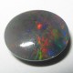 tampilan Belakang Batu Black Opal Forest Multi Color 1.90 carat