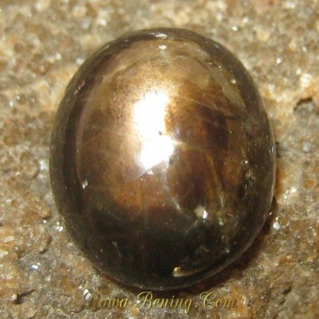 Sale Batu Mulia Natural Black Star Sapphire 8.20 carat www.rawa-bening.com