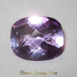 Batu Permata Cushion Purple Amethyst 3.78 carat