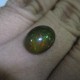  Batu Cincin Natural Black Opal Gradasi Jarong Rintik 2.40 carat
