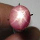 Batu Natural Pinkish Red Star Ruby 4.68 carat